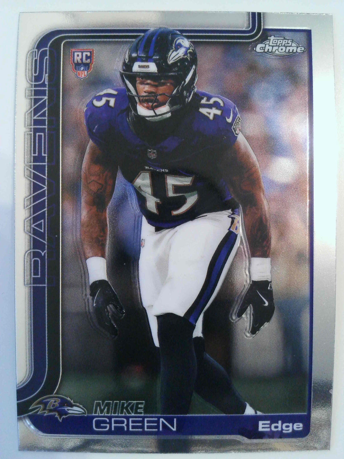 2025 Topps Chrome Football Mike Green #376 Rookie