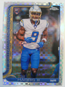 2025 Topps Chrome Football X-Fractor Tre Harris III #338 Rookie