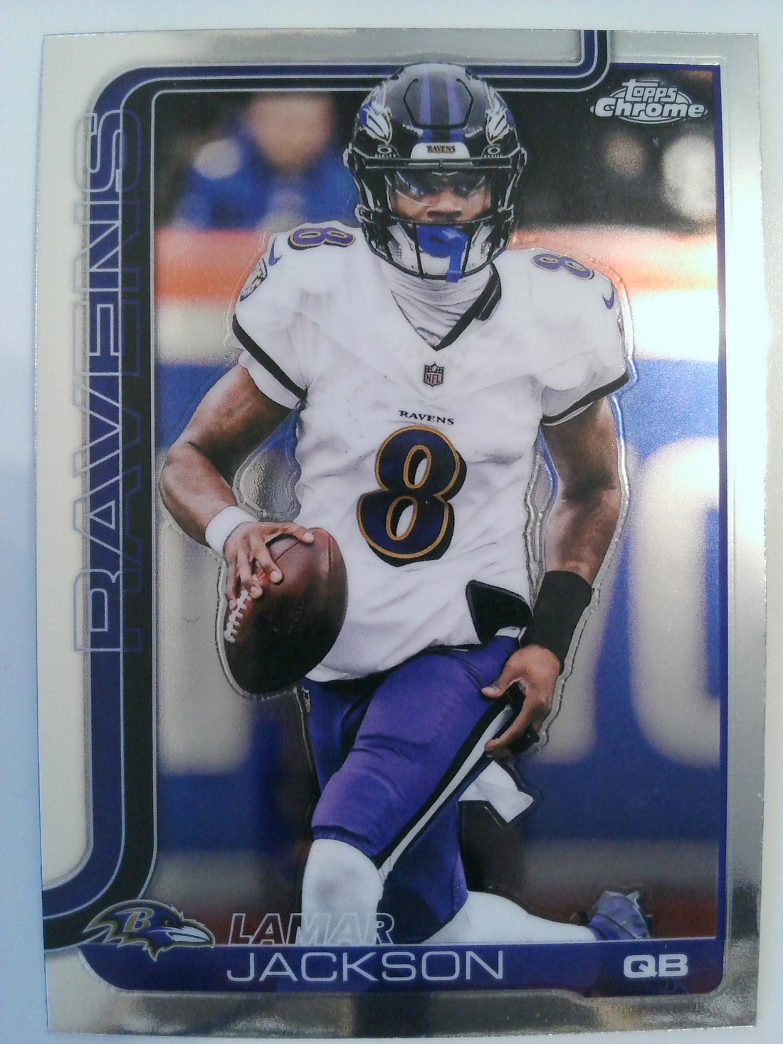 2025 Topps Chrome Football Lamar Jackson #24