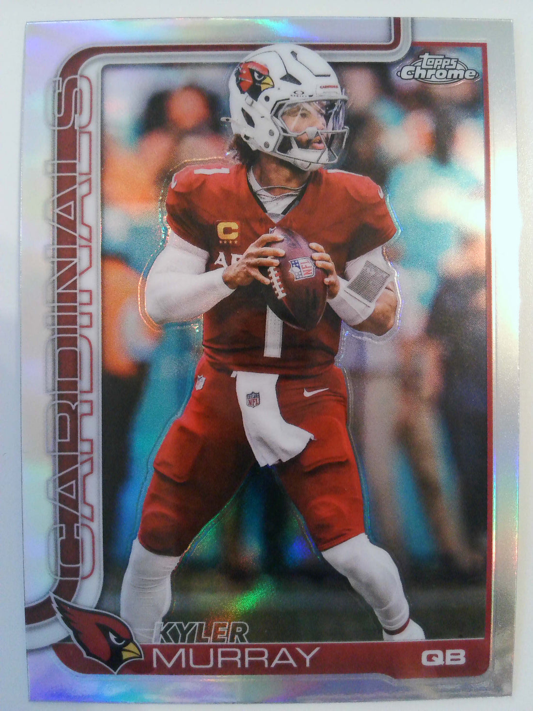 2025 Topps Chrome Football Refractor Kyler Murray #5