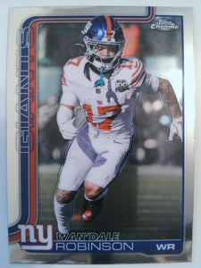 2025 Topps Chrome Football Wan'Dale Robinson #227