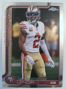 2025 Topps Chrome Football Deommodore Lenoir #269