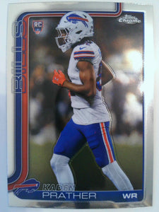 2025 Topps Chrome Football Kaden Prather #394 Rookie