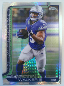 2025 Topps Chrome Football Pulsar Refractor Kenneth Walker III #276