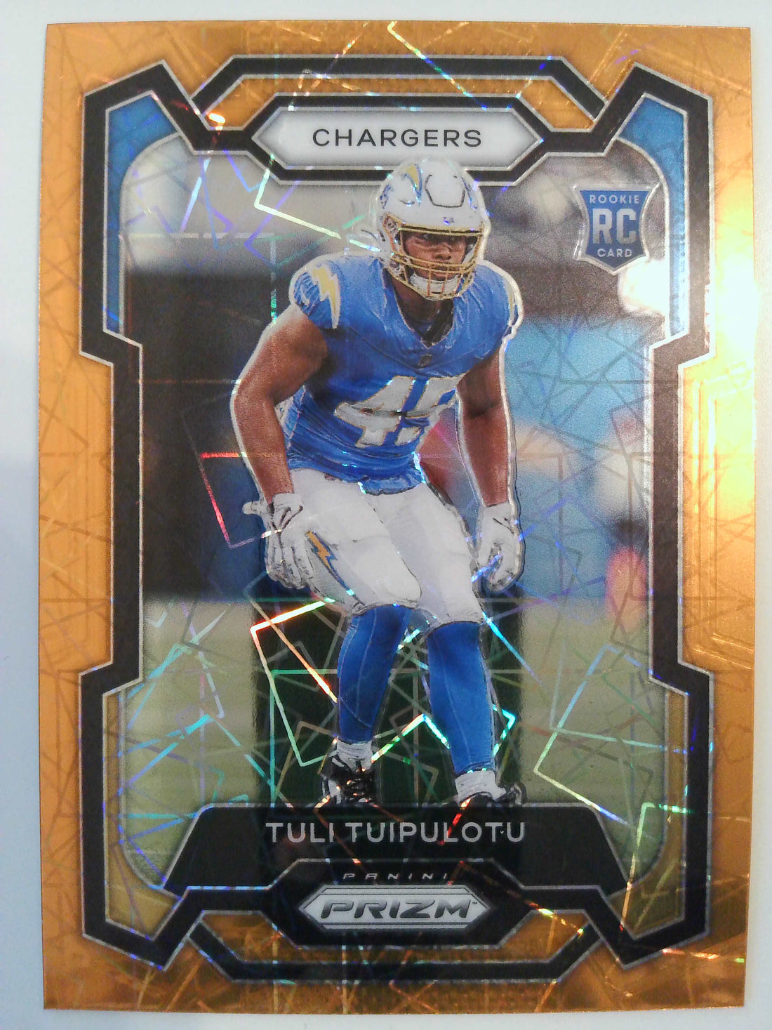 2023 Panini Prizm Football Lazer Tuli Tuipulotu #354