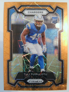 2023 Panini Prizm Football Lazer Tuli Tuipulotu #354