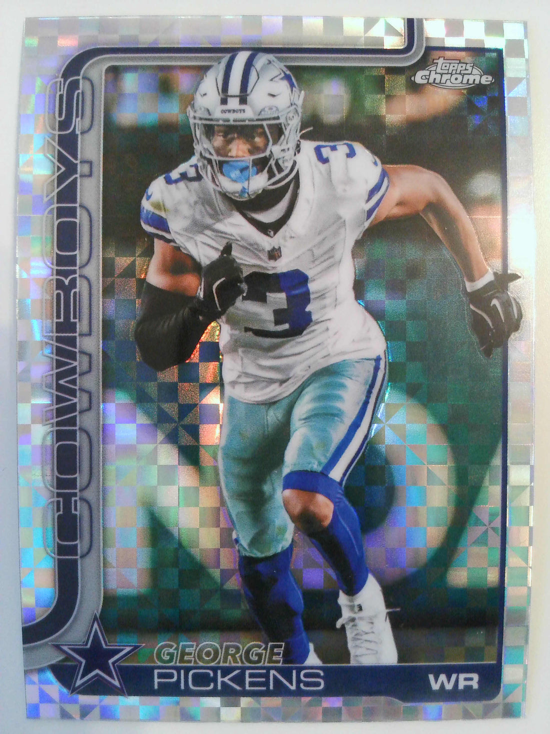 2025 Topps Chrome Football X-Fractor George Pickens #80