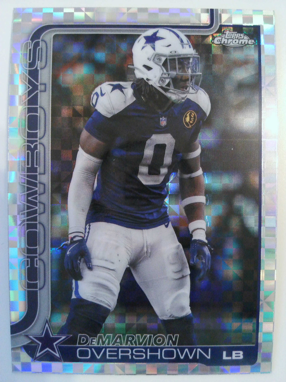 2025 Topps Chrome Football X-Fractor DeMarvion Overshown #78