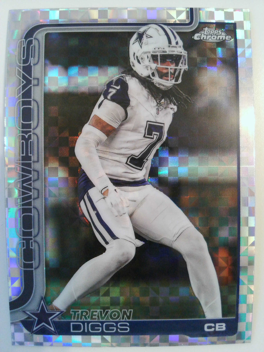 2025 Topps Chrome Football X-Fractor Trevon Diggs #83