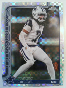 2025 Topps Chrome Football X-Fractor Trevon Diggs #83