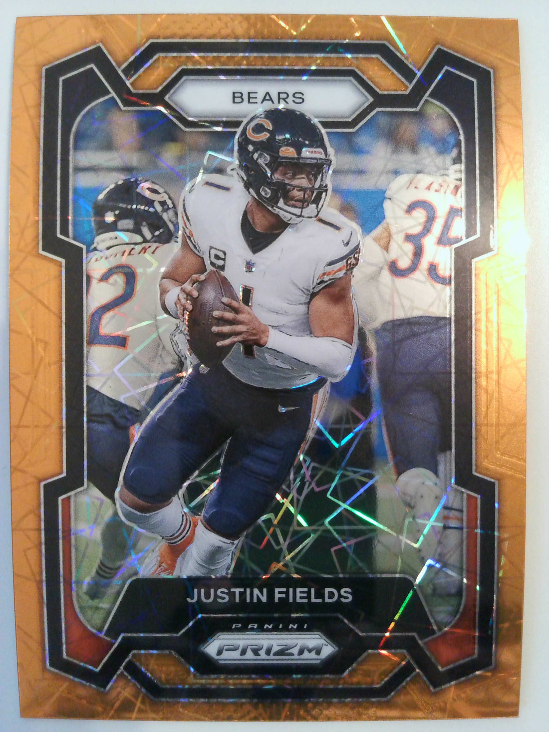 2023 Panini Prizm Football Lazer Justin Fields #48