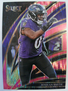 2025 Panini Select Football Pink Prizm Shock Roquan Smith #262