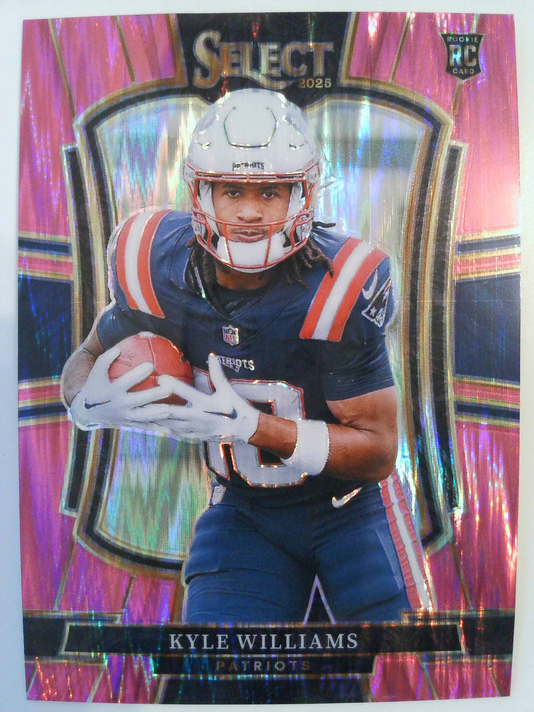 2025 Panini Select Football Pink Prizm Shock Kyle Williams #178