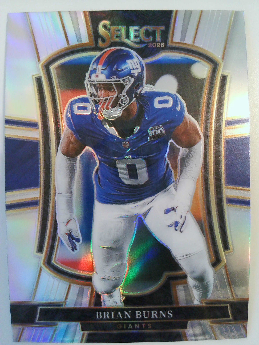 2025 Panini Select Football Silver Prizm Brian Burns #194
