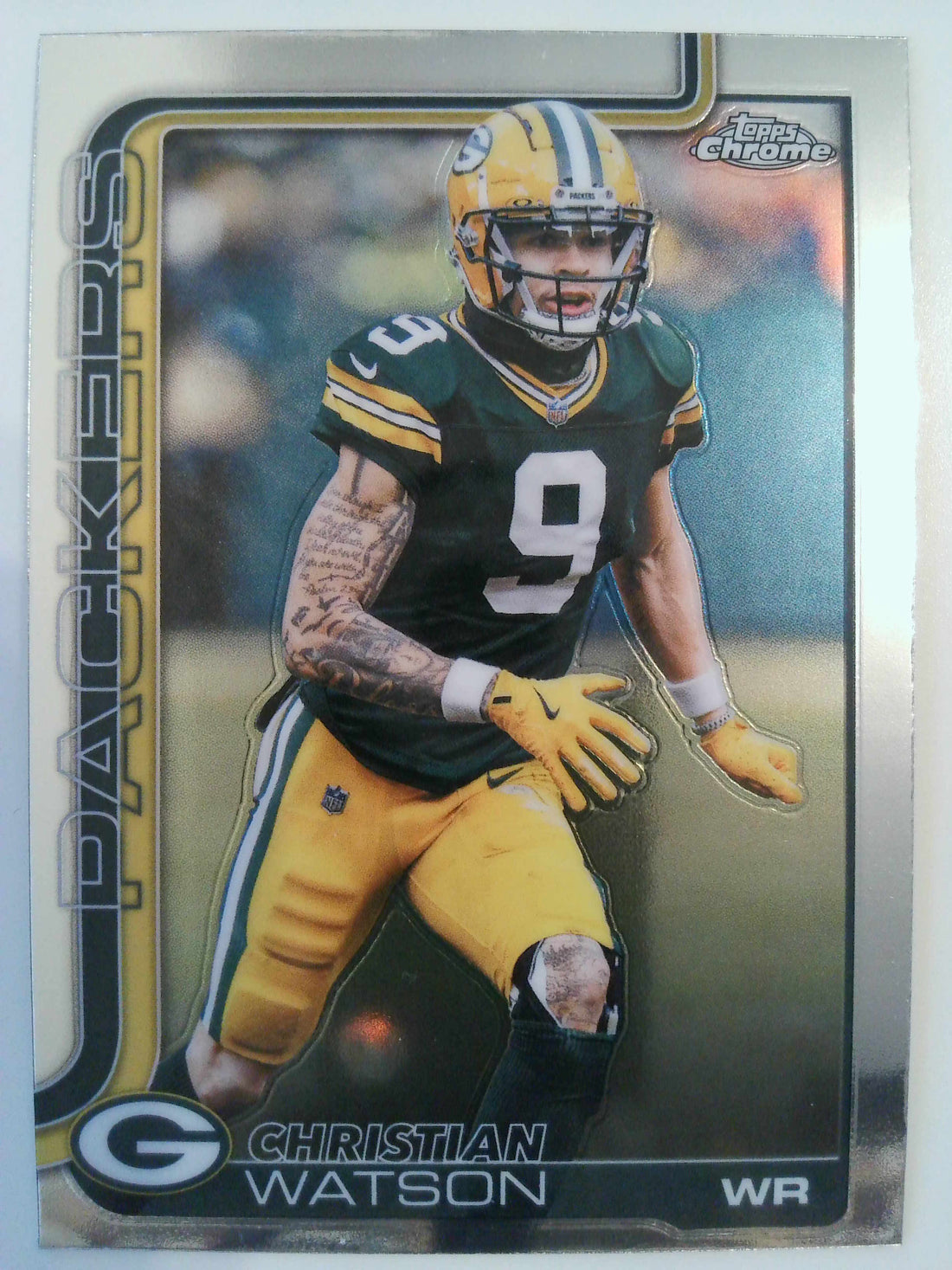2025 Topps Chrome Football Christian Watson #112
