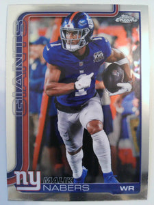 2025 Topps Chrome Football Malik Nabers #225
