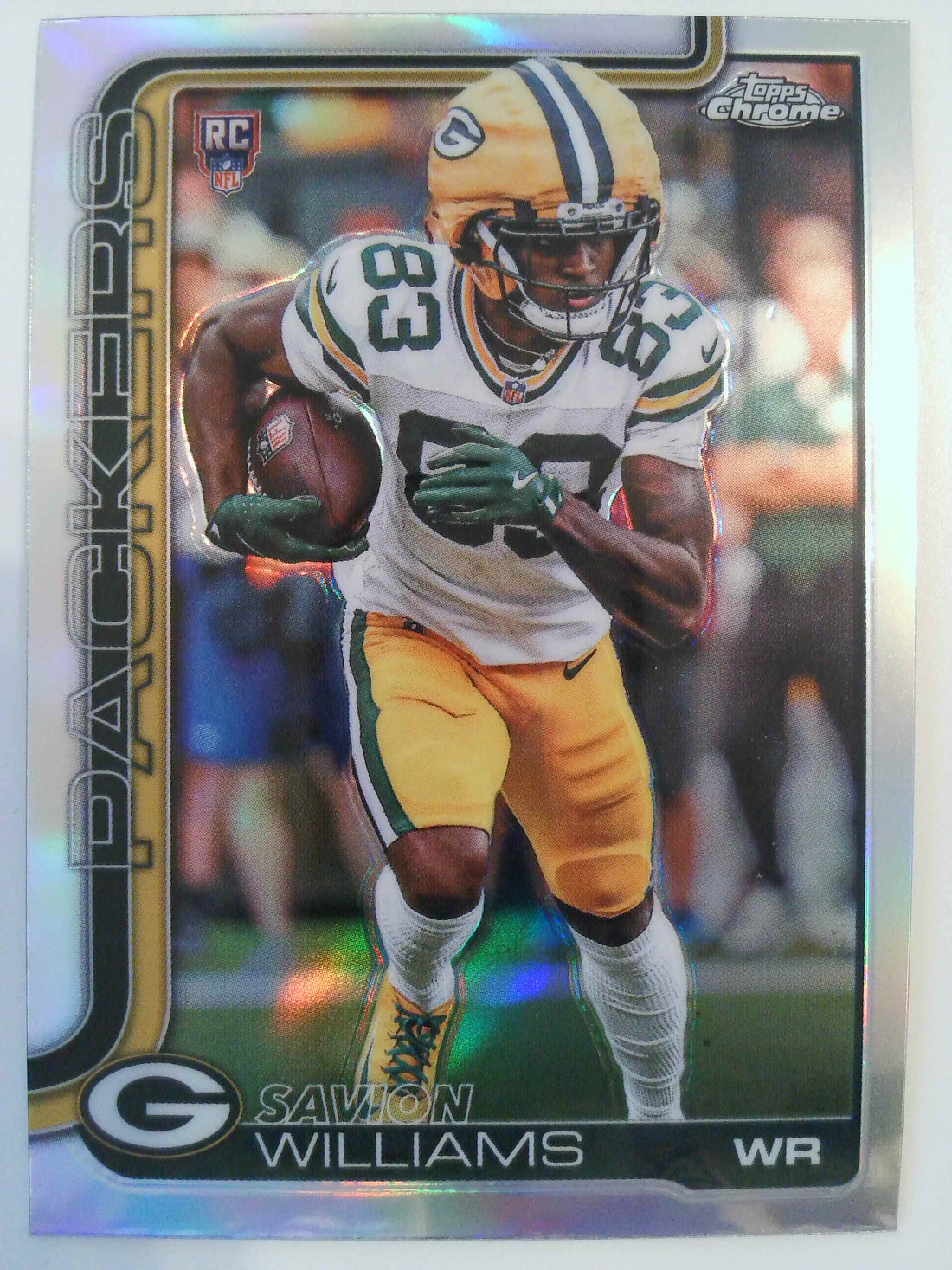 2025 Topps Chrome Football Refractor Savion Williams #340 Rookie