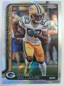 2025 Topps Chrome Football Refractor Savion Williams #340 Rookie