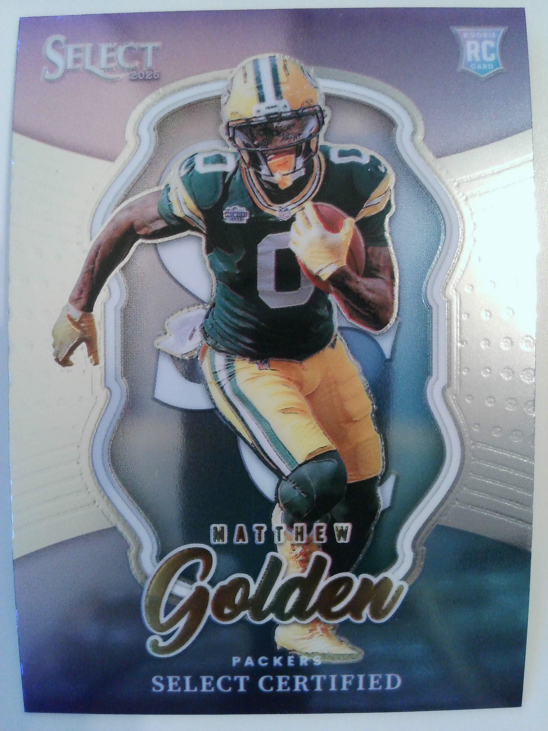 2025 Panini Select Football Select Certified Rookies Matthew Golden #18