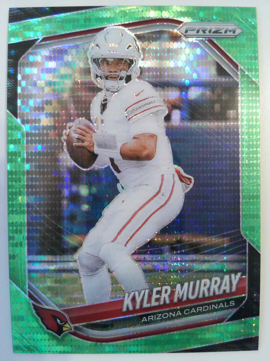 2025 Panini Prizm Football Neon Green Pulsar Kyler Murray #87