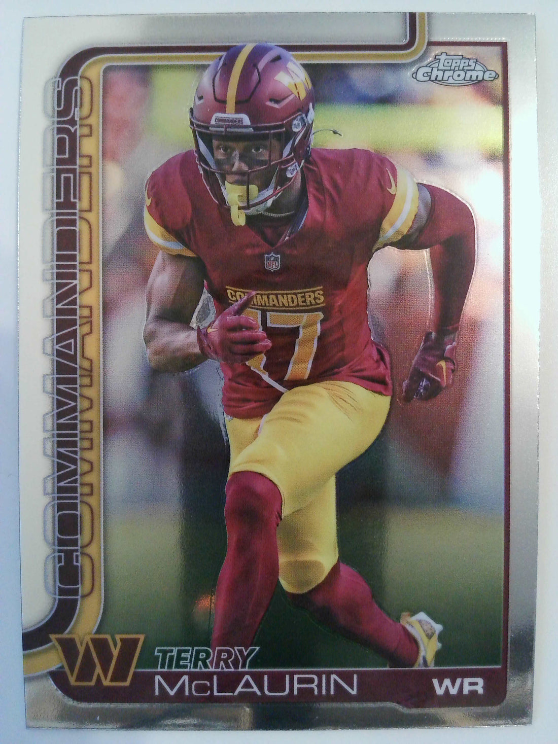2025 Topps Chrome Football Terry McLaurin #208