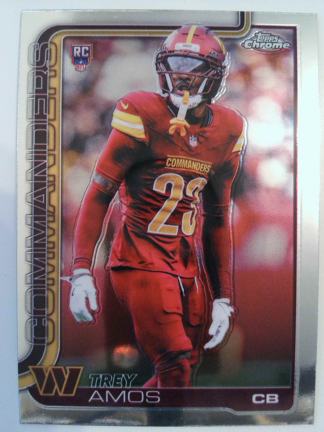 2025 Topps Chrome Football Trey Amos #371 Rookie
