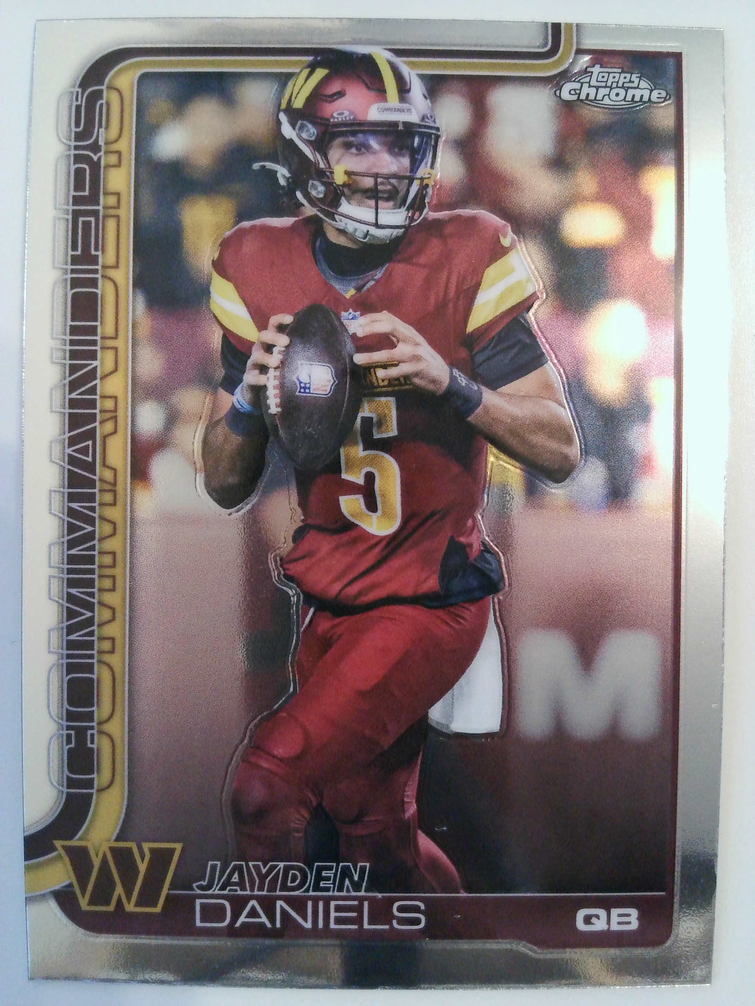 2025 Topps Chrome Football Jayden Daniels #295