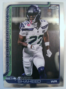 2025 Topps Chrome Football Rashid Shaheed #218