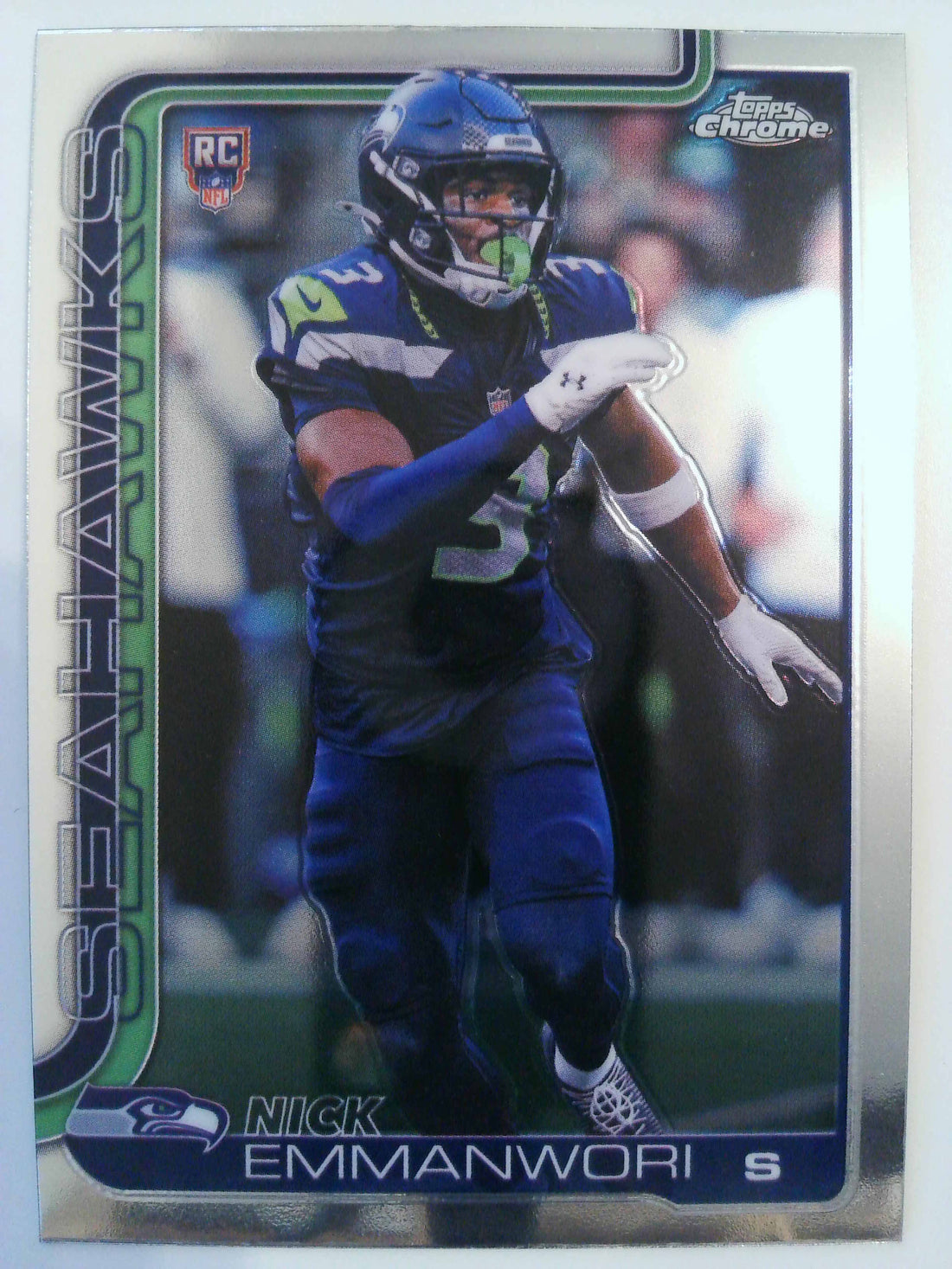 2025 Topps Chrome Football Nick Emmanwori #348 Rookie