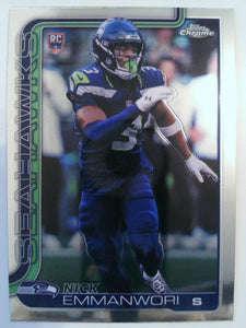 2025 Topps Chrome Football Nick Emmanwori #348 Rookie