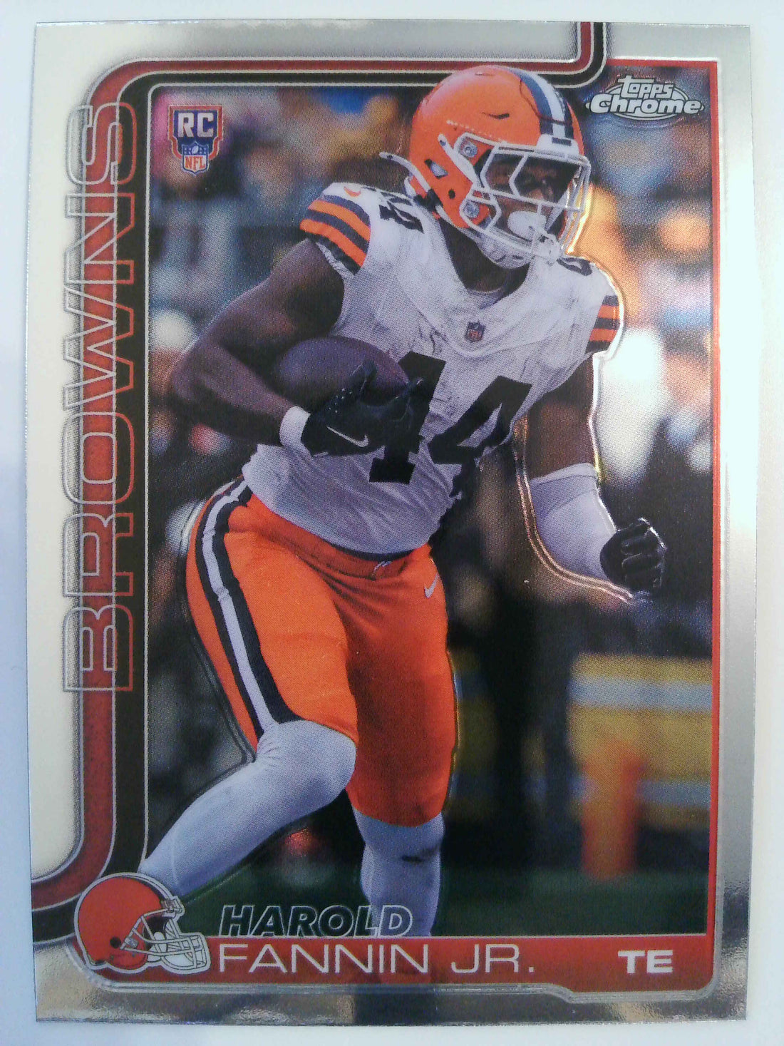 2025 Topps Chrome Football Harold Fannin Jr. #339 Rookie