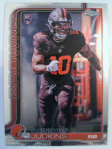 2025 Topps Chrome Football Quinshon Judkins #325 Rookie