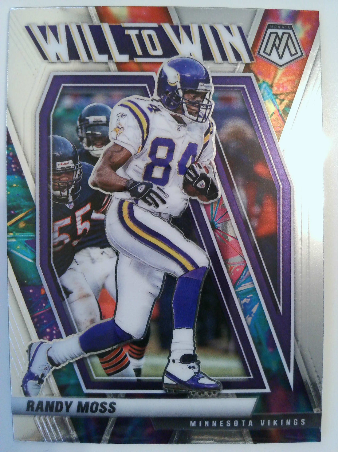 2021 Panini Mosaic Football Will to Win Randy Moss #WW-19