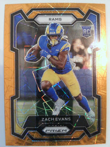 2023 Panini Prizm Football Lazer Zach Evans #359