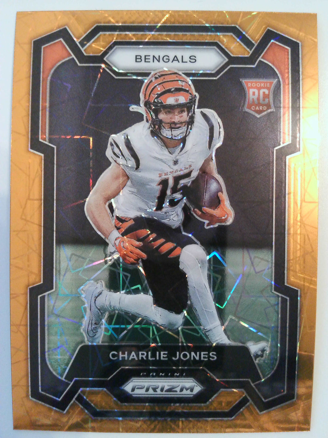 2023 Panini Prizm Football Lazer Charlie Jones #317