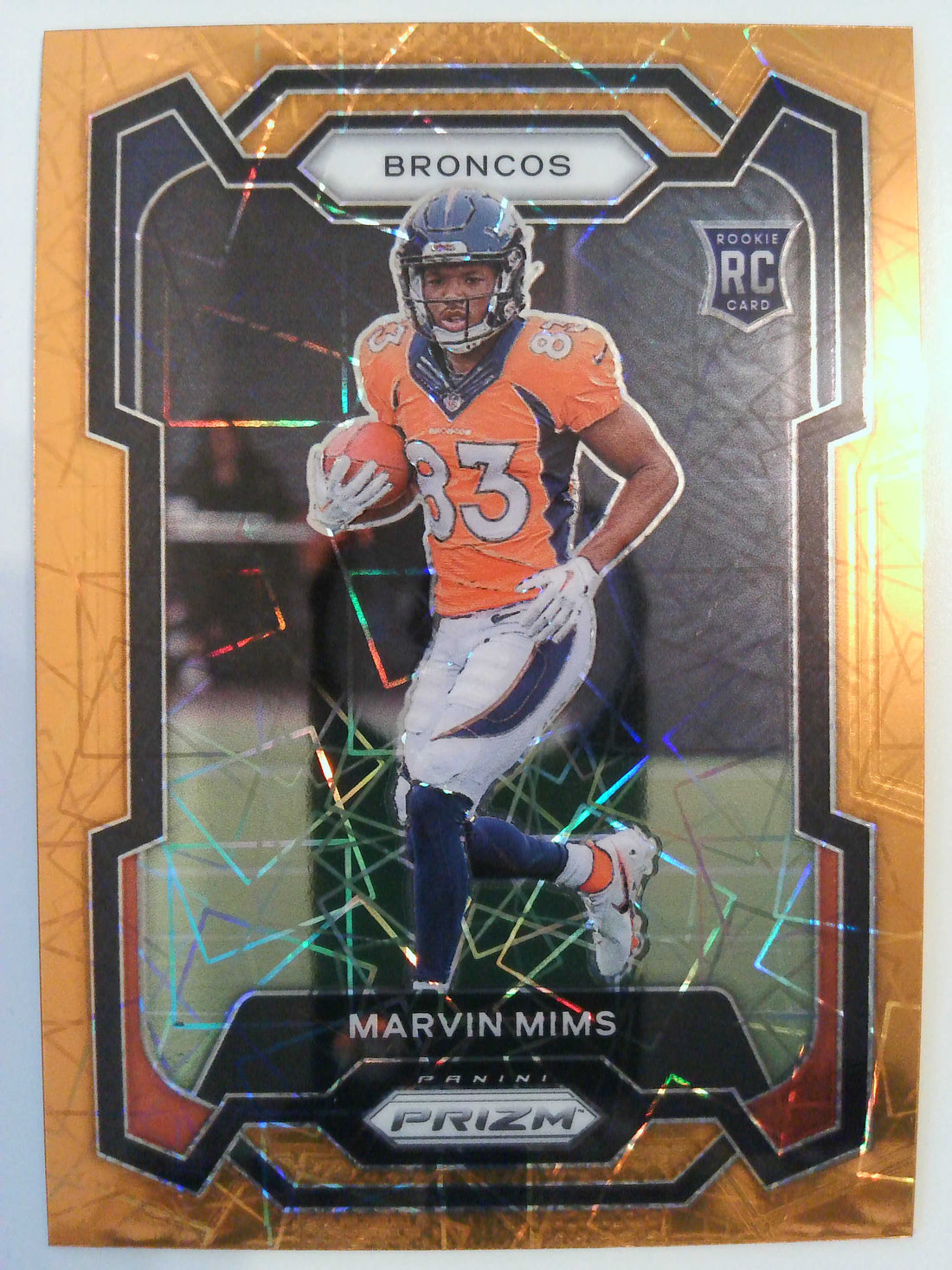 2023 Panini Prizm Football Lazer Marvin Mims #327