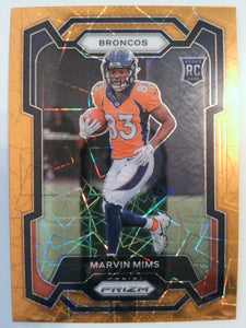 2023 Panini Prizm Football Lazer Marvin Mims #327