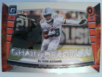2025 Donruss Optic Football Chain Reaction De'Von Achane #3