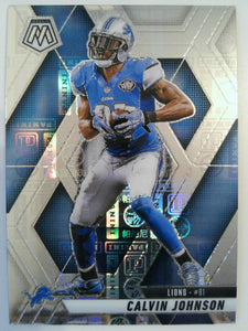 2025 Panini Mosaic Football Silver Knight 105/149 Calvin Johnson #90