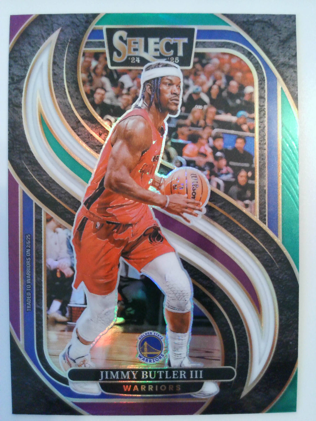 2024-25 Panini Select Basketball Green White Purple Prizm Jimmy Butler III #144