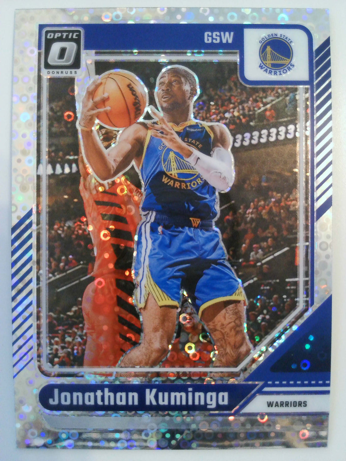 2024-25 Donruss Optic Basketball Fast Break Holo Jonathan Kuminga #197