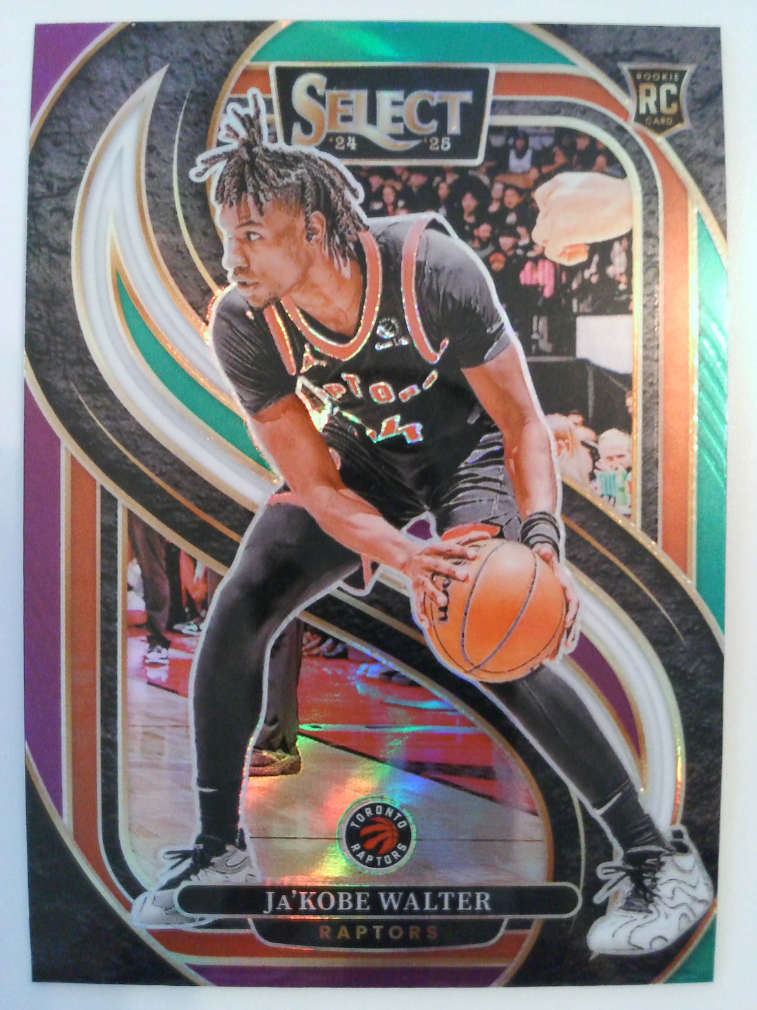 2024-25 Panini Select Green White Purple Prizm Ja'Kobe Walter #195 Rookie