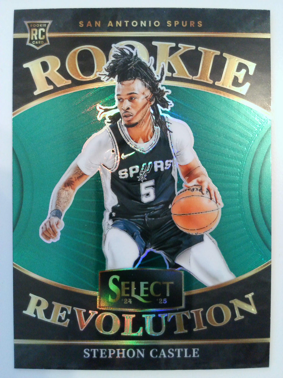 2024-25 Panini Select Rookie Revolution Green Prizms Stephon Castle #17
