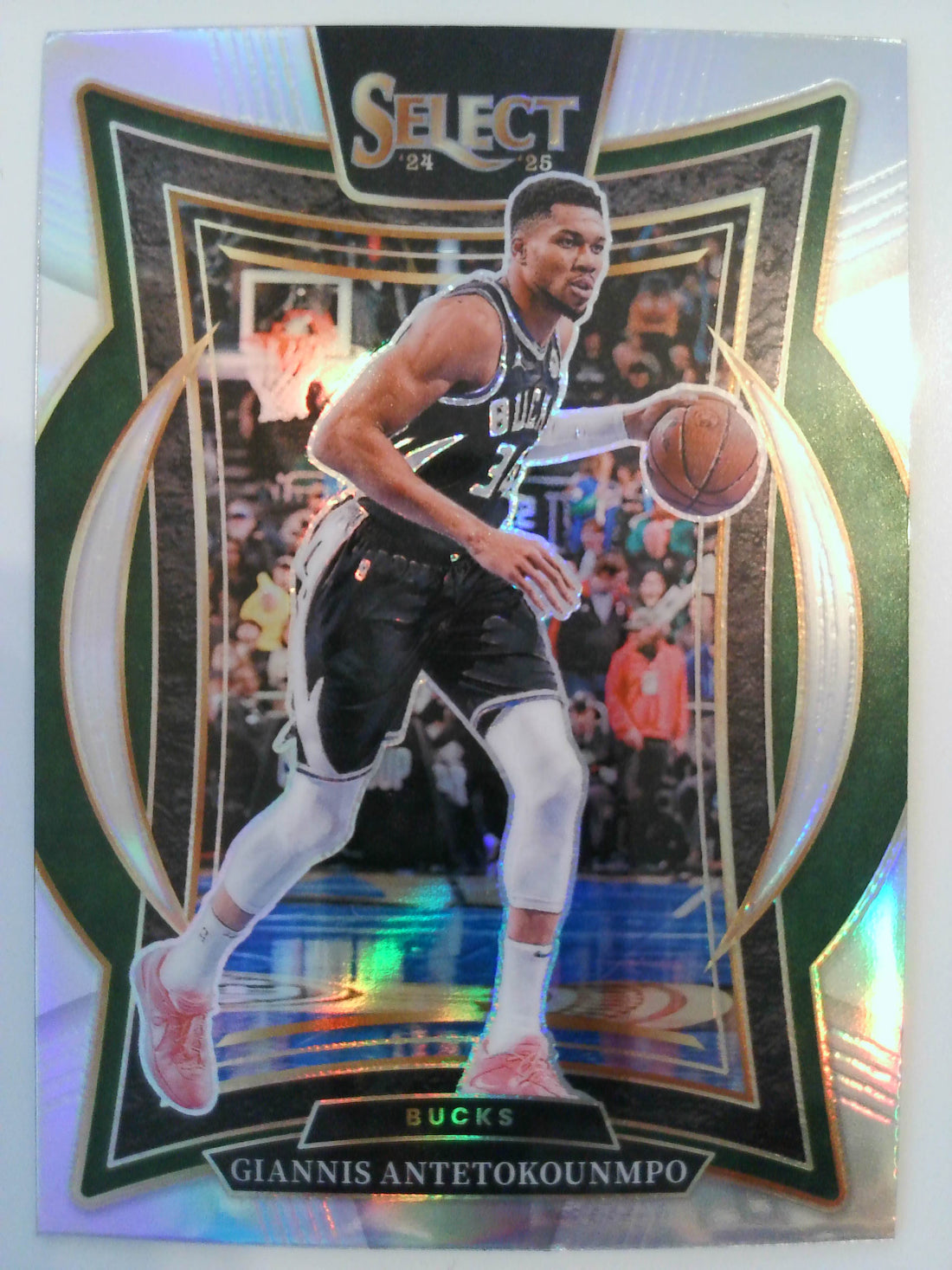 2024-25 Panini Select Basketball Silver Prizm Giannis Antetokounmpo #43