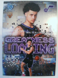 2025-26 Bowman Basketball Chrome Walter Clayton Jr. #BCV-18