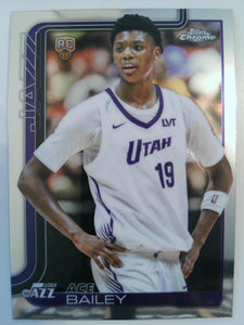 2025-26 Topps Chrome Basketball Ace Bailey #255 Rookie