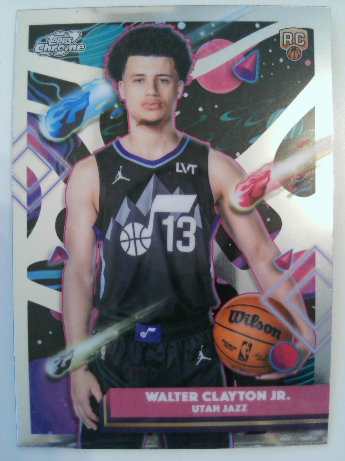 2025-26 Topps Chrome Cosmic Basketball Walter Clayton Jr. #104 Rookie