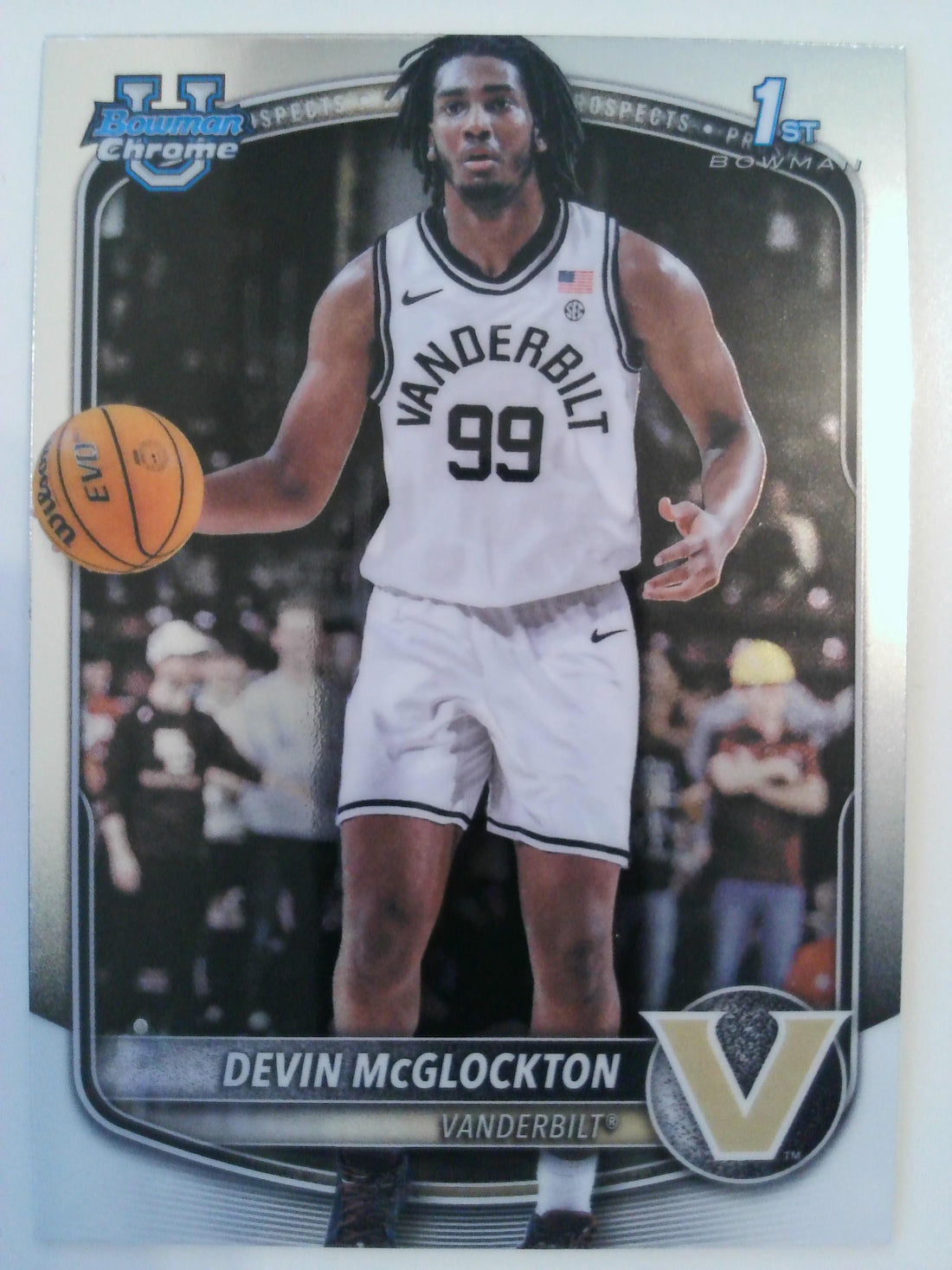 2025-26 Bowman Basketball Chrome Prospects Devin McGlockton #BCP-56