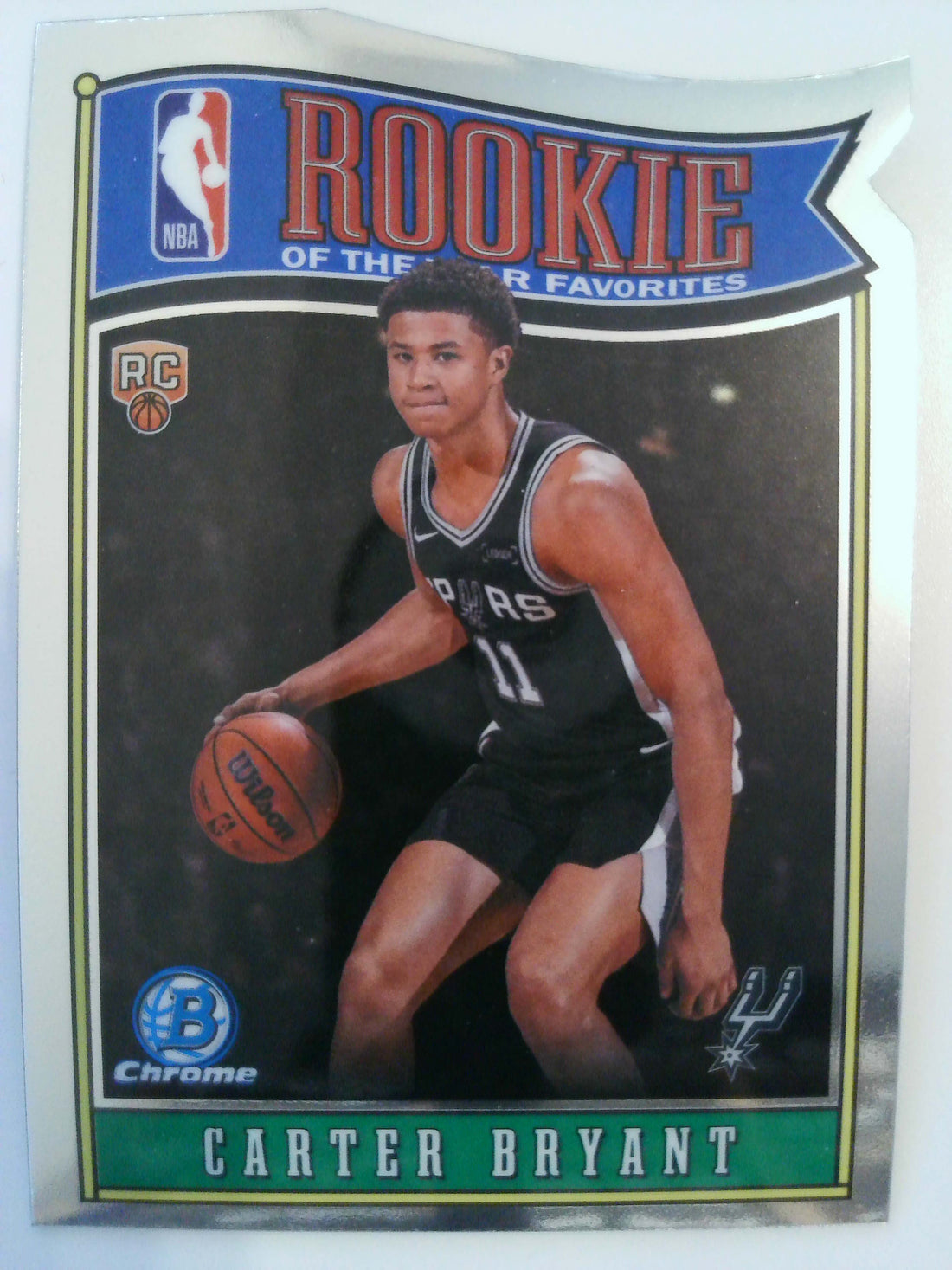 2025-26 Bowman Basketball Rookie of the Year Favorites Carter Bryant #RY-14