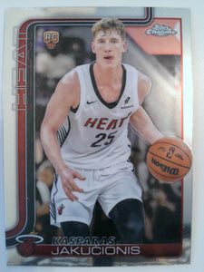 2025-26 Topps Chrome Basketball Kasparas Jaku?ionis #270 Rookie